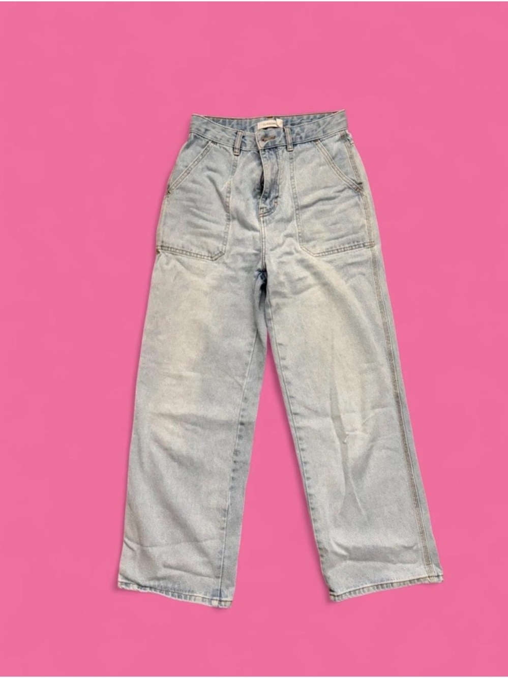 Light Wash Wide Leg Women’s Jeans - Casual Comfort